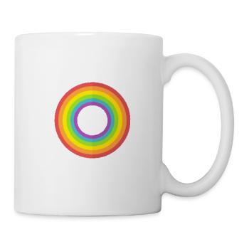 LGBT Perfect Round Rainbow Circle - Tasse - Weiß - Rechts