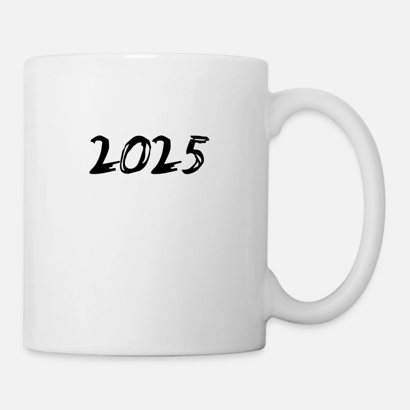 2025 Année d’année Nombre Anno année civile - Mug blanc - blanc