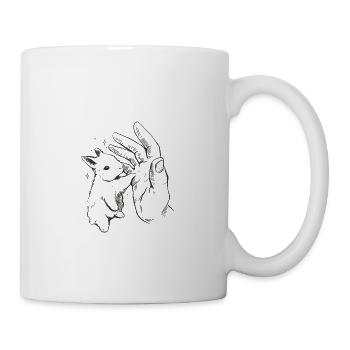 HQshirts Rabbit Love Tender - Mug - white - Right