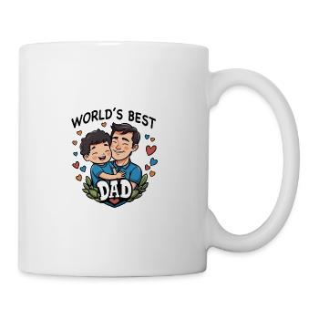 Worldś best Dad - Mug - white - Right