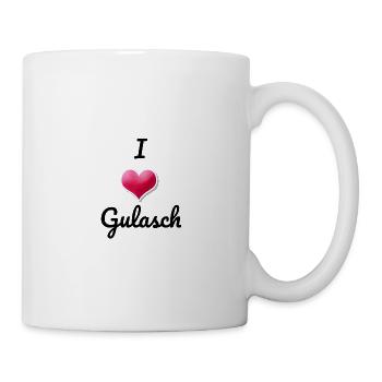 I love goulash - Mug - white - Right