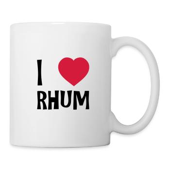 I Love Rhum - Mug blanc - blanc - Droite