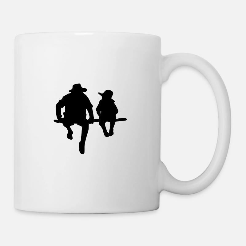 Père fils - Mug blanc - blanc