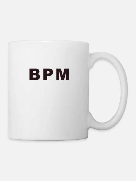 BPM électronique musique - Mug blanc - blanc
