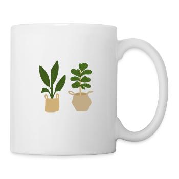Plants Green Nature Houseplant Plant Love - Mug - white - Right