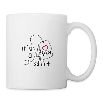c’est un amateur de thé en chemise de thé - Mug blanc - blanc - Droite