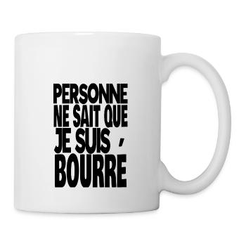 personne ne sait que je suis bourré - Mug blanc - blanc - Droite