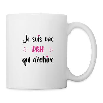 Je suis une drh qui déchire - Mug blanc - blanc - Droite