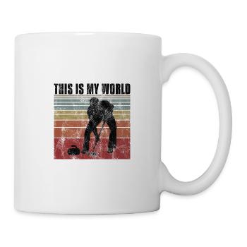 Curling is my world Curler Eisstockschießen - Mug - white - Right