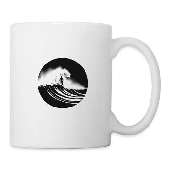 Minimalist wave - Mug - white - Right