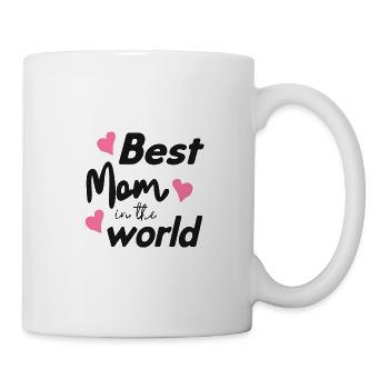 Best Mom in the world - Tasse - Weiß - Rechts