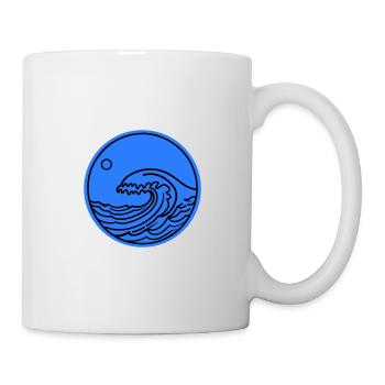 Welle Meer Ozean Wasser - Tasse - Weiß - Rechts