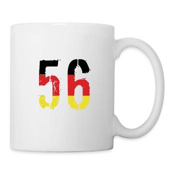 56 Number Germany Jersey - Mug - white - Right