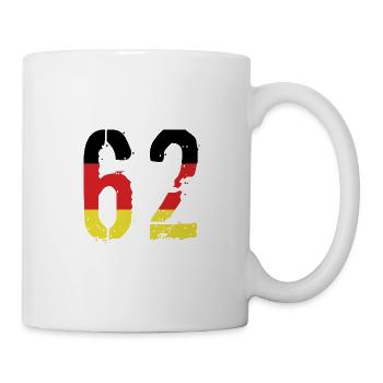62 Number Germany Jersey - Mug - white - Right