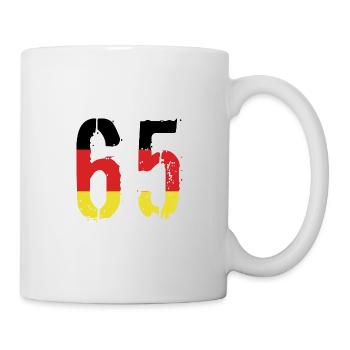 65 Number Germany Jersey - Mug - white - Right