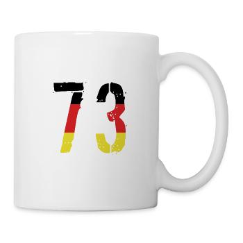73 Number Germany Jersey - Mug - white - Right