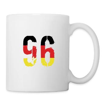 Maillot 96 Numéro Allemagne - Mug blanc - blanc - Droite