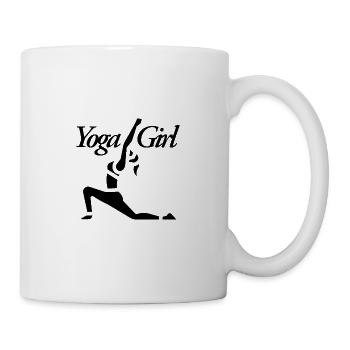 Yoga Girl - Tasse - Weiß - Rechts