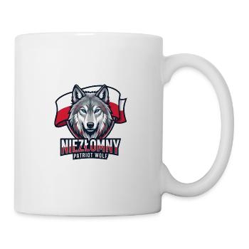 Patriot Wolf - The Steadfast Wolf (Polish Pride) - Mug - white - Right