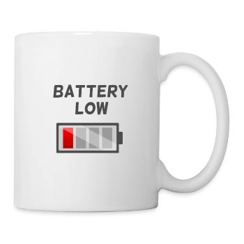 Battery low - Mug - white - Right
