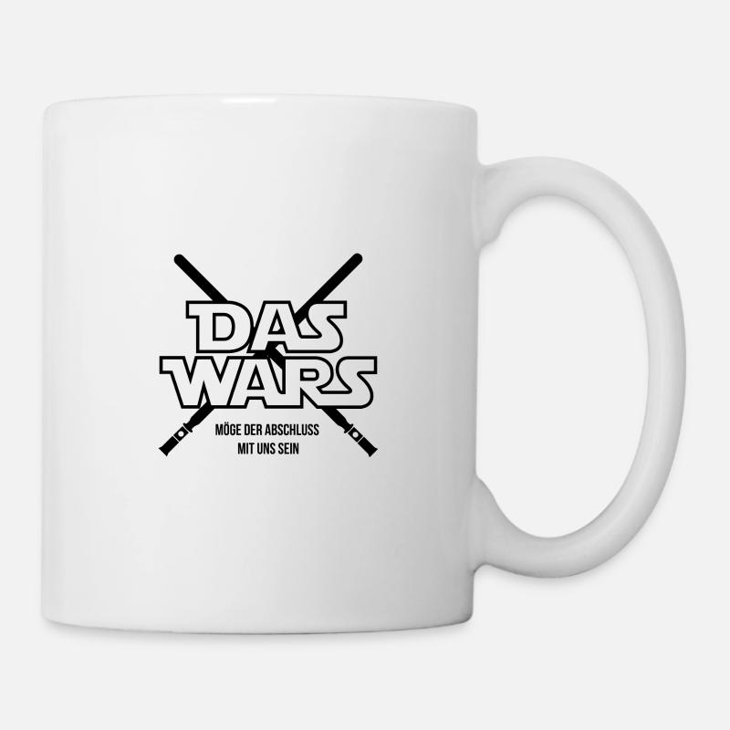 Das Wars Hoodie Abschluss Geschenk Geschenkidee - Tasse - Weiß
