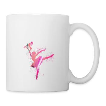 ballerina,bird,graffiti,painting,dancer,pink - Mug - white - Right
