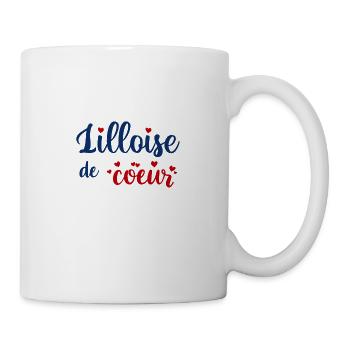 Lilloise de coeur - Mug blanc - blanc - Droite
