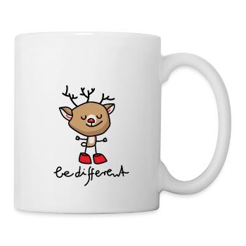 Rennes - soyez différent Noël - Mug blanc - blanc - Droite