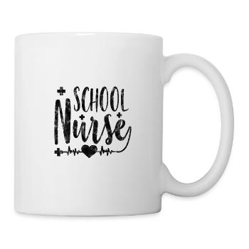 Infirmière scolaire .png.png - Mug blanc - blanc - Droite