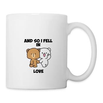 Marche Lait & Moka - Mug blanc - blanc - Droite