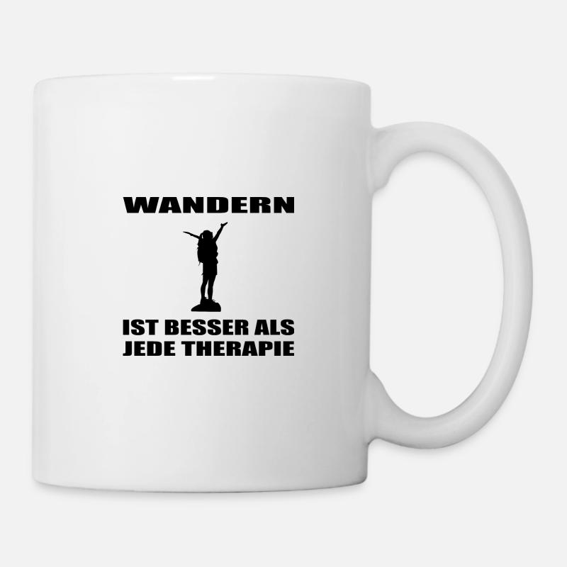 Wandern - Tasse - Weiß