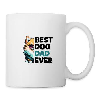 Best Dog Dad Ever - Pomeranian - Mug - white - Right