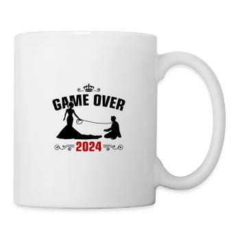 Game Over 2024 Hochzeit - Tasse - Weiß - Rechts