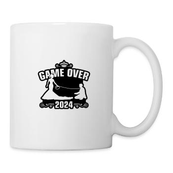 Game Over 2024 Hochzeit - Tasse - Weiß - Rechts