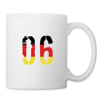 6 Number Germany Jersey - Mug - white - Right