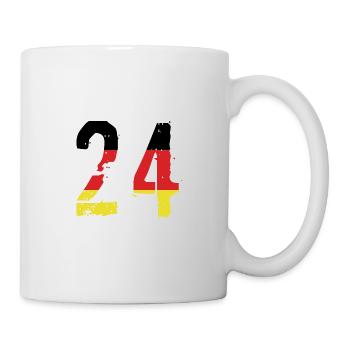 24 Number Germany Jersey - Mug - white - Right