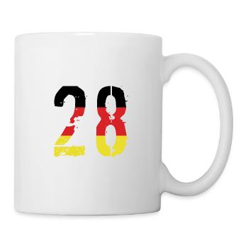 28 Number Germany Jersey - Mug - white - Right