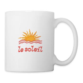 Sonnenaufgang am Meer Le Soleil - Tasse - Weiß - Rechts