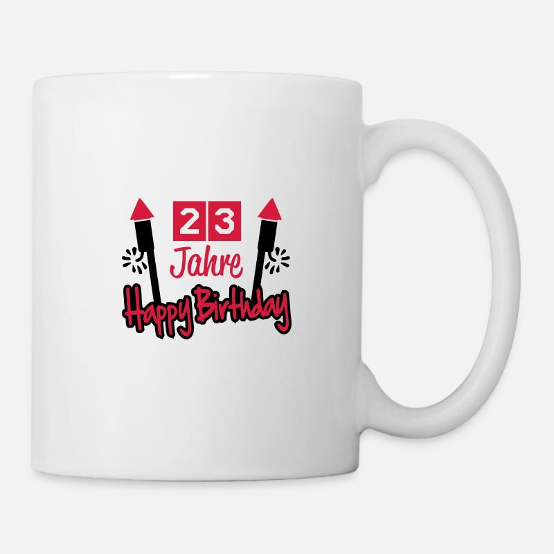 geburtstag_23 - Mug - white