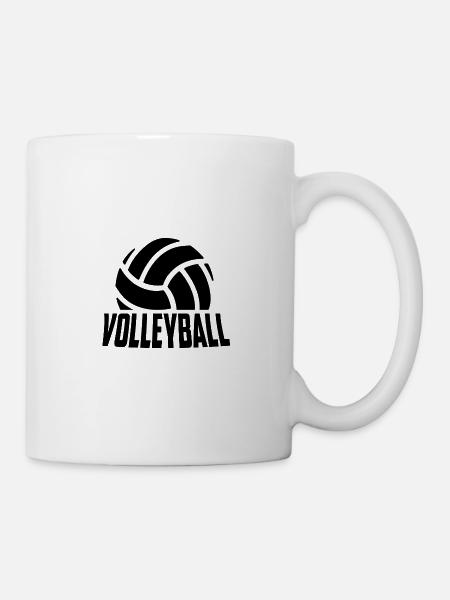 volley-ball - Mug blanc - blanc