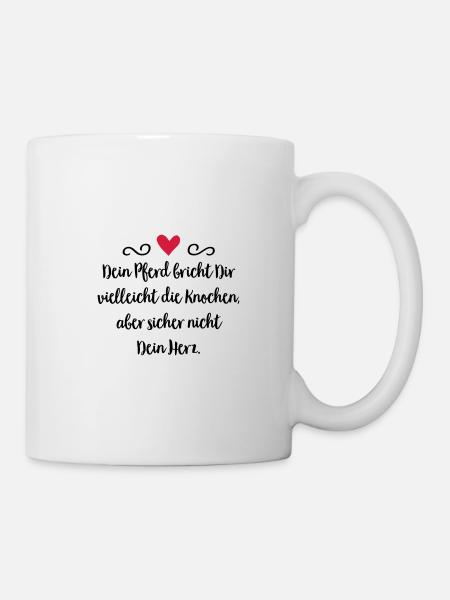 Pferd - Tasse - Weiß