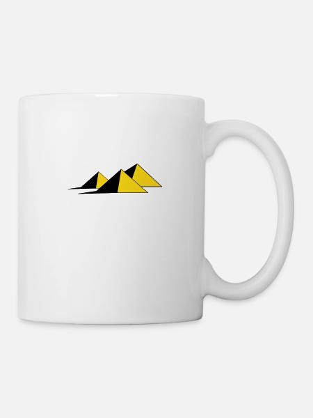 Pyramides - Mug blanc - blanc