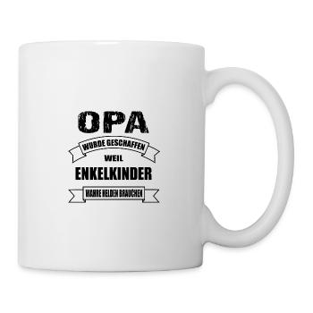 Opa - Tasse - Weiß - Rechts