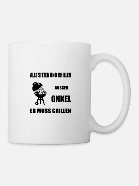 BBQ - Tasse - Weiß