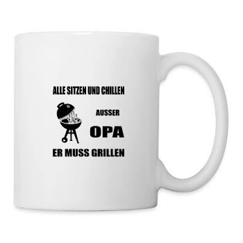 Opa - Tasse - Weiß - Rechts