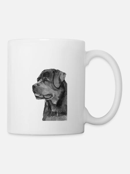 Rottweiler s/h - Tasse - Weiß