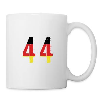 44 Number Germany Jersey - Mug - white - Right