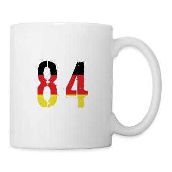 Maillot 84 Numéro Allemagne - Mug blanc - blanc - Droite