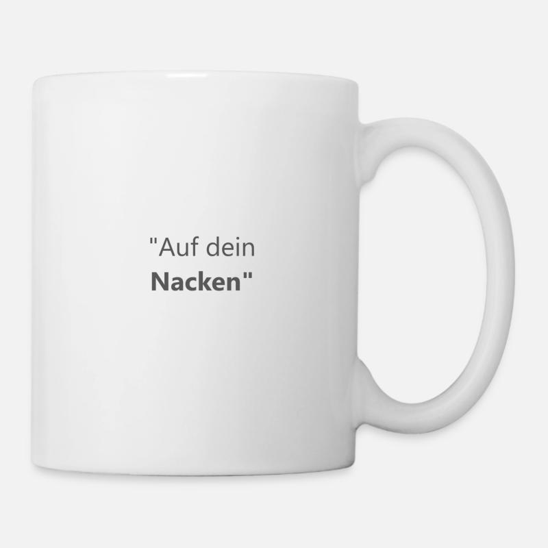 On your neck - Mug - white