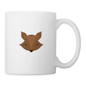 Renard qui dort - Mug blanc - blanc - Droite